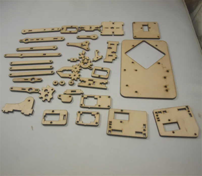 DIY MeArm Your Robot v1.0 laser cut wooden kit/set 3mm thickness pocket