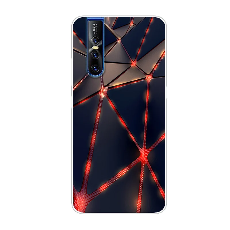 For Vivo V15 Case V15 Pro Covers Cute Cartoon Soft TPU Silicone Back Case For Vivo V15 Pro V 15 Phone Cover Cases Coque V15Pro