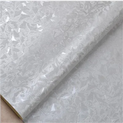 Modern Retro Embossed Wallpapers PVC Metal Wall Papers Rolls for Living Room Background Walls Paper Silvery Brown Home Decor - Цвет: Sliver