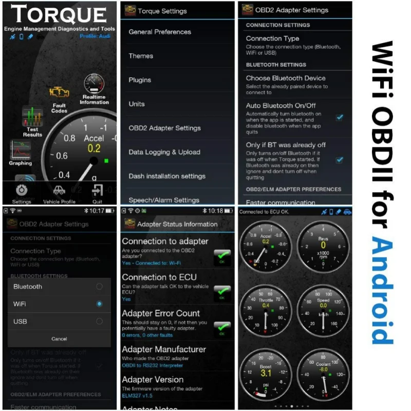 Мини Wi-Fi ELM327 ElM 327 Wi-Fi V1.5 OBD2 II автомобиля диагностический инструмент OBD 2 сканер Интерфейс поддерживает Android/iOS/Windows