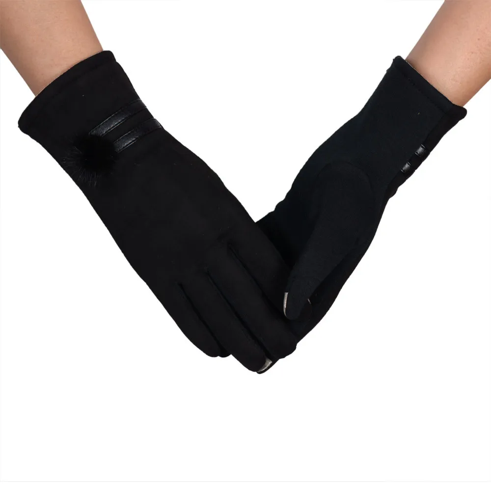 Женские зимние перчатки, теплые хлопковые митенки для пальцев, Модные женские перчатки, теплые перчатки для рук Inverno Feminino# JN# T1P