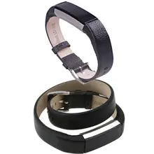 Кожаный ремешок для Fitbit Alta Ace с металлической пряжкой 2 шт./лот черный и дольше Blasc Натуральная Кожа Замена браслеты