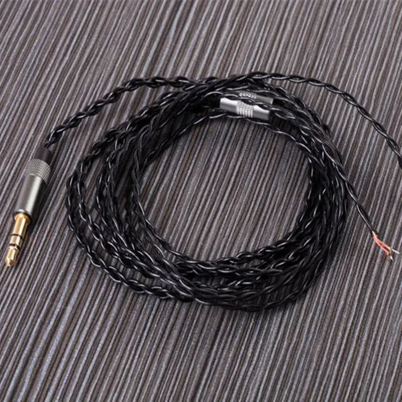 DIY Headphone cable 3.5mm 5N copper cable Strands audio Earphone