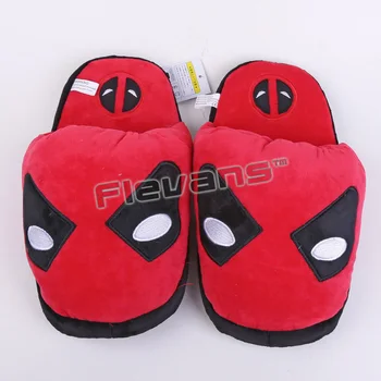 

Super Hero Batman Superman Deadpool Spiderman Wonder Woman Plush Slippers Home House Indoor Winter Shoes Soft Toys Dolls