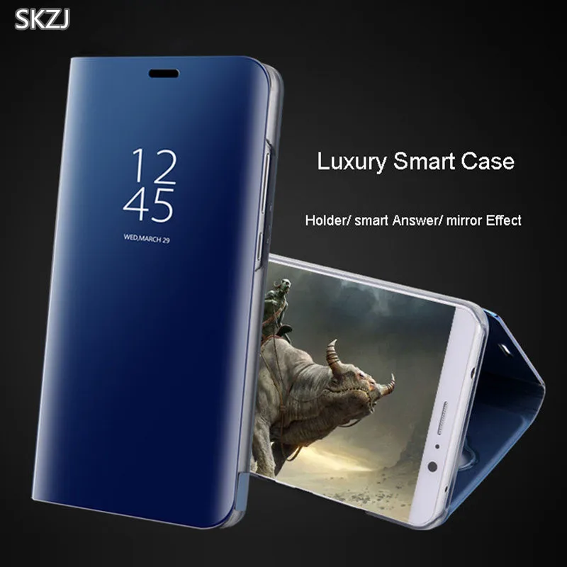 Luxury-Mirror-View-Smart-Flip-Case-For-Huawei-P10Lite-Case-P8-P9Lite2017-P10-P10Plus-Mate10-Mate9_