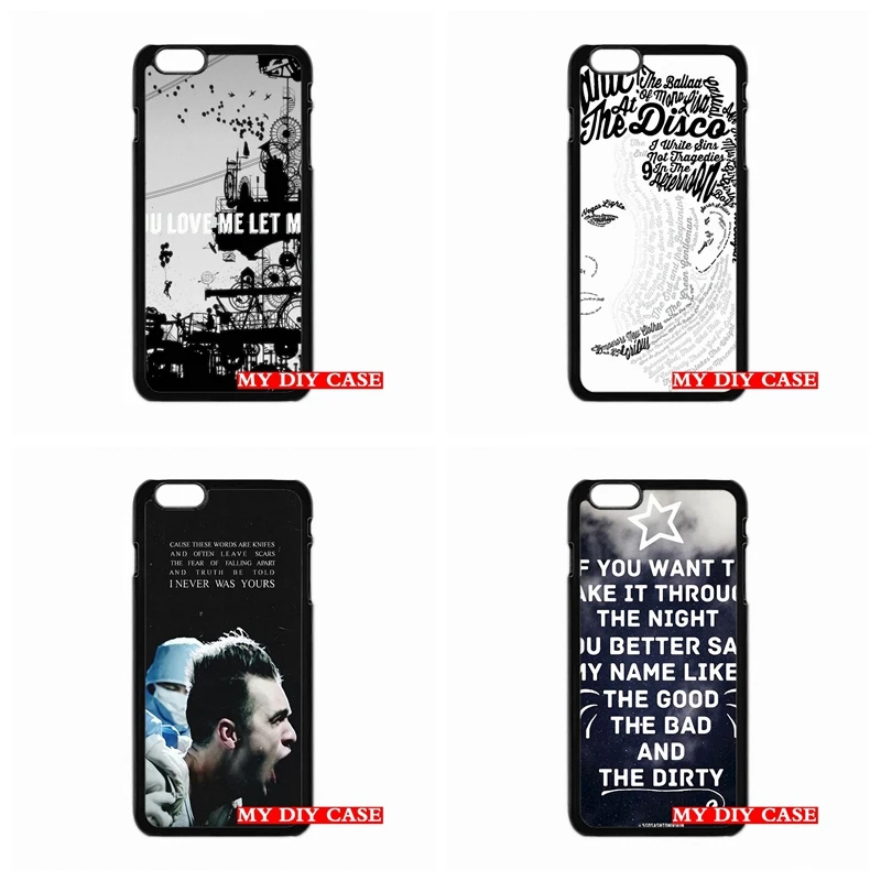 For iPhone SE 4 4s 5 5s 5c 6/6s plus Samsung Galaxy S3/4/5/6 edge+ Note2/3/4/5 Panic At The Disco accessories Pouches |