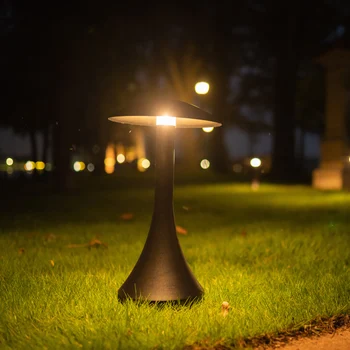 

Thrisdar Mushroom Waterproof Garden Lawn Light Outdoor Garden Villa Post Pillar Light Courtyard Landscape Pathway Lawn Lamp