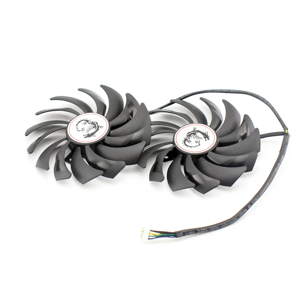 Вентилятор охлаждения PLD10010S12HH для видеокарты MSI GTX 1060 1070 1080 TI RX 470 570 RX580 GAMING X GPU PLD10010B
