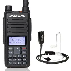 2019 Baofeng DM-860 двухканальные рации Dual Band Цифровой DMR Tier1 Tier2 Tier II Dual time слот цифровой/аналоговый DM-1801 радио + гарнитура