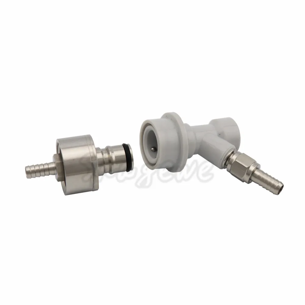 Home brewing Stainless Steel Carbonation Cap Carbonator-Liquid & Gas Ball Lock Disconnect -14Barb with Swivel Nut (5)