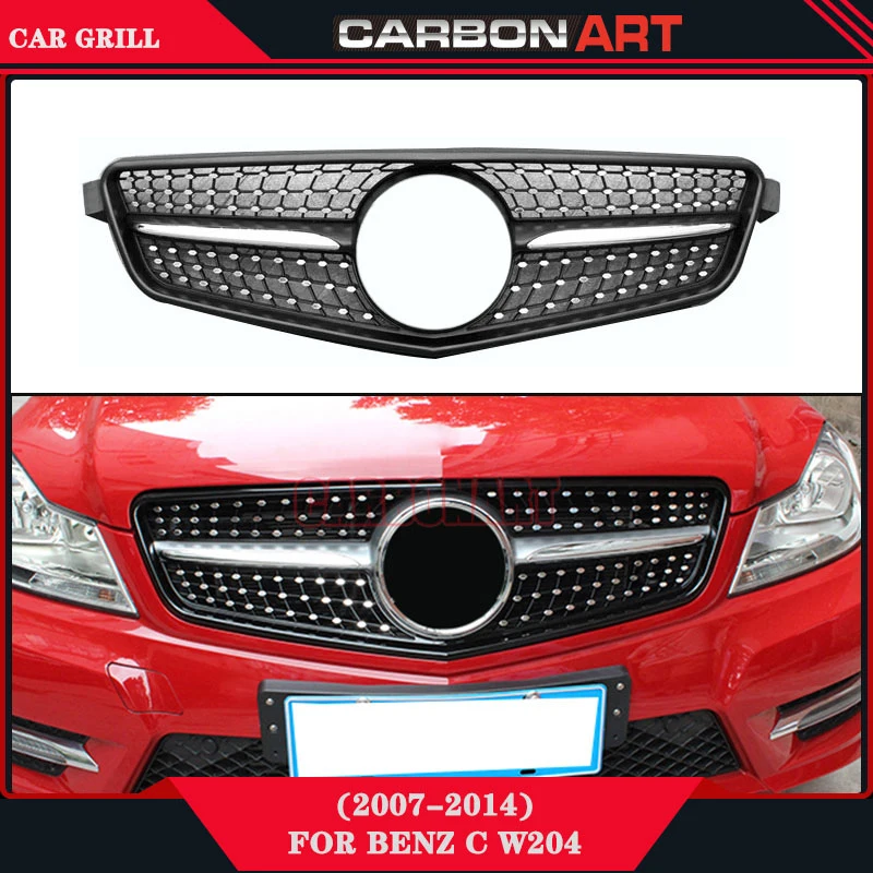 Diamond Auto bumper replacement parts Front grill mesh For Mercedes