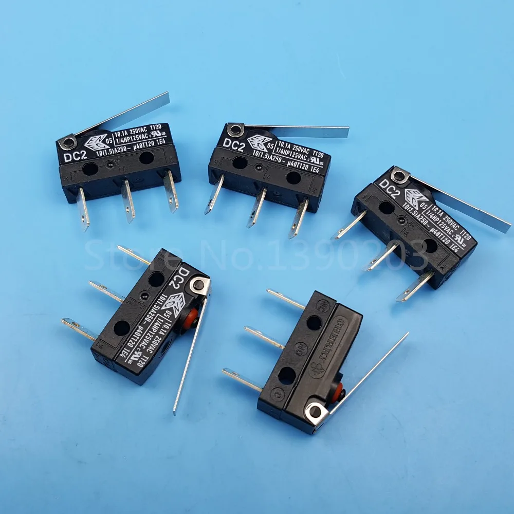 

5Pcs Cherry DC2C-A1LC Waterproof Subminiature Limit Switch 3Pin SPDT 10A 250V