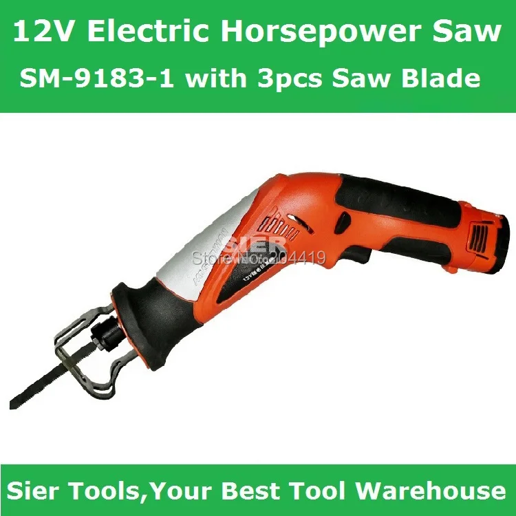 Free Shipping!/SM 9184 1 12V Electric Horsepower Saw/Reciprocating
