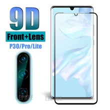 Для Huawei p30 pro Чехол для huawei p20 lite P smart 2019 plus + Z P10 крышка 9D Закаленное стекло Защитная пленка для объектива камеры 20(China)