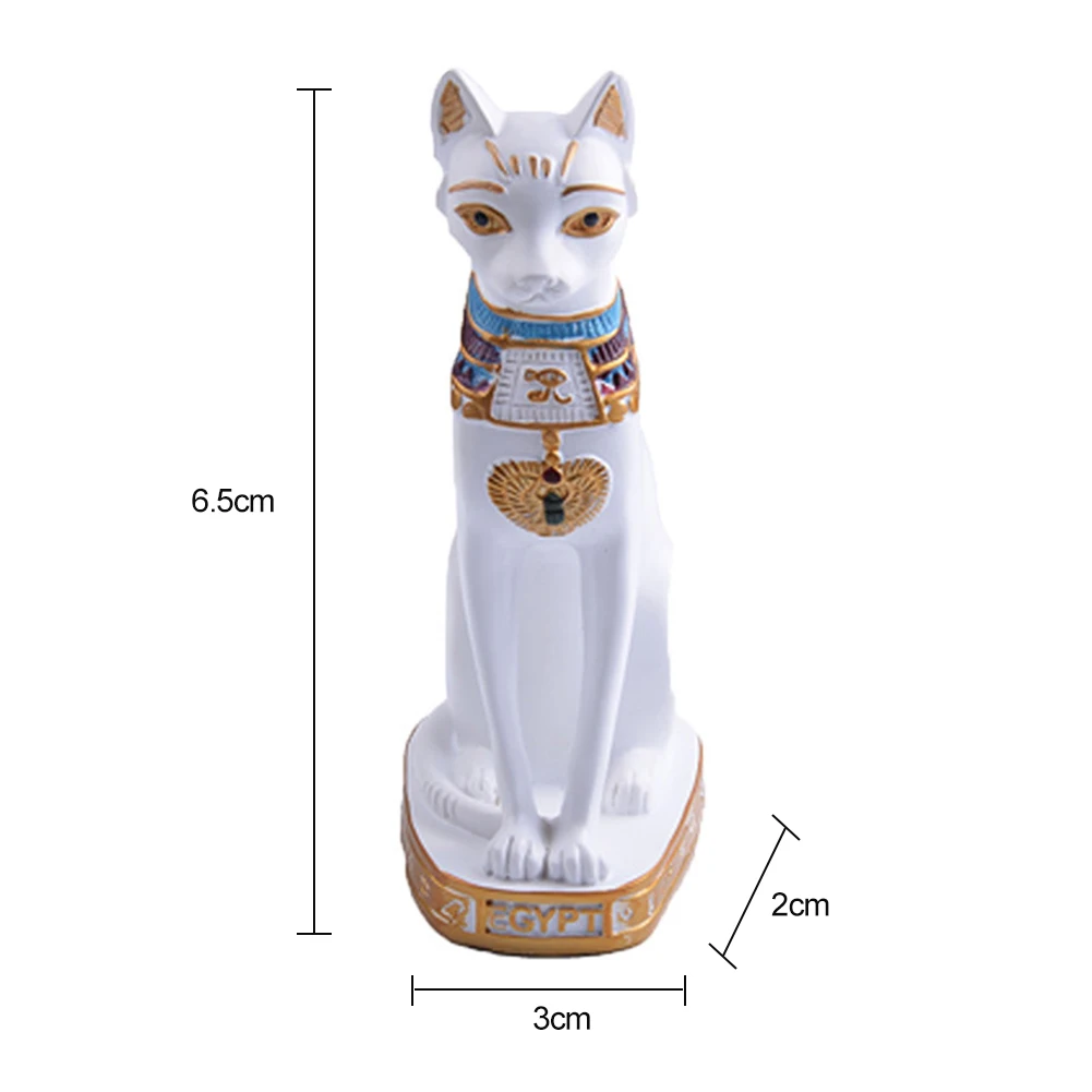 Египетская статуэтка кошки, статуэтка, украшение, винтажная Статуя Кошки богини Бастет, домашний сад