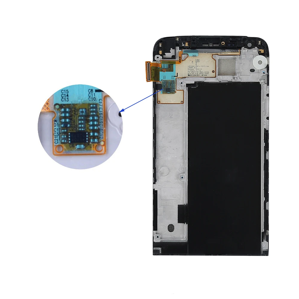 Pаспродажа Дисплей для LG G5 lcd сенсорный экран с рамкой дигитайзер для LG G5 запасной ЖК экран для LG G5 дисплей 5,3 H850 AAA