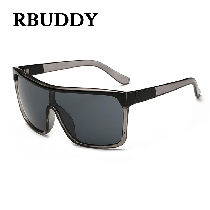 

RBUDDY Fashion Brand Designer Square Flat Top Sun Glasses Men Male Hip Hop Cool Sunglasses oculos de sol Sport Sunglasses UV400