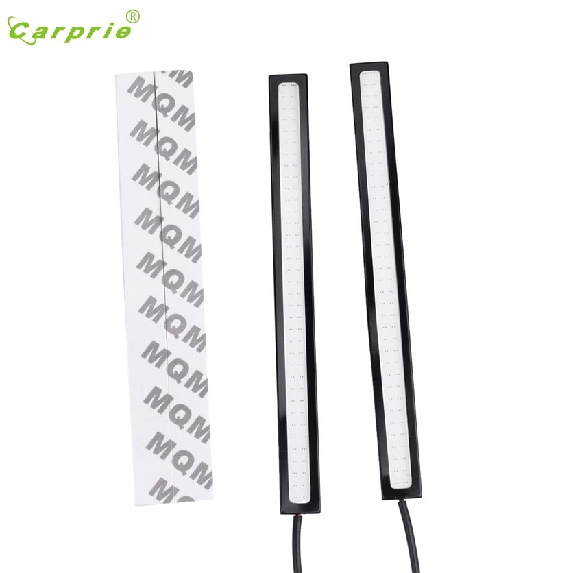

CARPRIE Top Quality Car Light 2pcs/4pcs  Waterproof Car 12V COB Red LED Light DRL Fog Driving Lamp 17cm Super Bright #1222