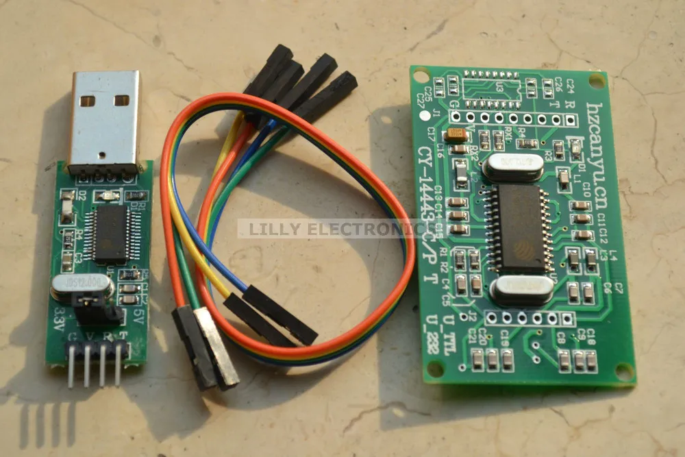 13,56 м RFID модуль платы считыватель/писатель с антенной Watchdog+ USB к ttl