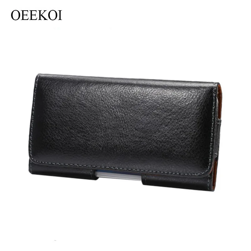 

OEEKOI Genuine Leather Belt Clip Pouch Cover Case for Blackberry Key2/Motion/Aurora/KEYone/DTEK60/Priv/Leap/DTEK50/Z30/Z3/Z10