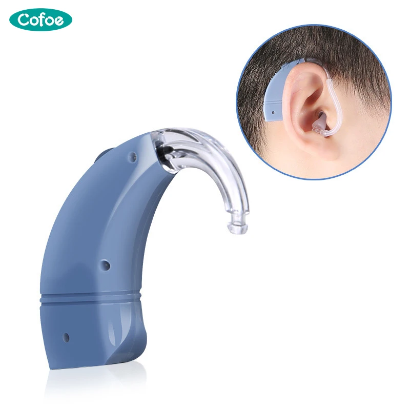 

Cofoe Rechargeable Hearing Aids Sound Amplifier Ear Care Tools Adjustable Mini Hearing Aid for The Elderly/Hearing Loss Patient