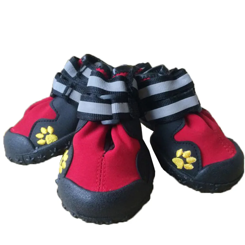 Outdoor Hiking Non slip Durable Large Dog Shoes Pet Rain Boots Waterproof Pet Shoes Chow Chow
