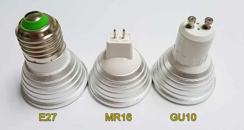 Светодиодный RGB свет GU10 E27 MR16 светодиодный светильник 110 V 220 лампы Ламповые