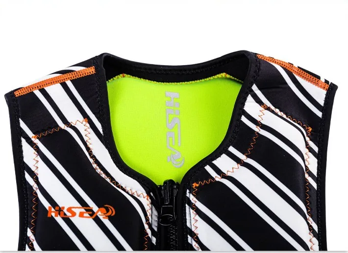 2019 New Life Jacket Super Elastic Vest Swimming Drifting Surfing Portable Folding Life Vest Clothing Large Buoyancy Stripe8970