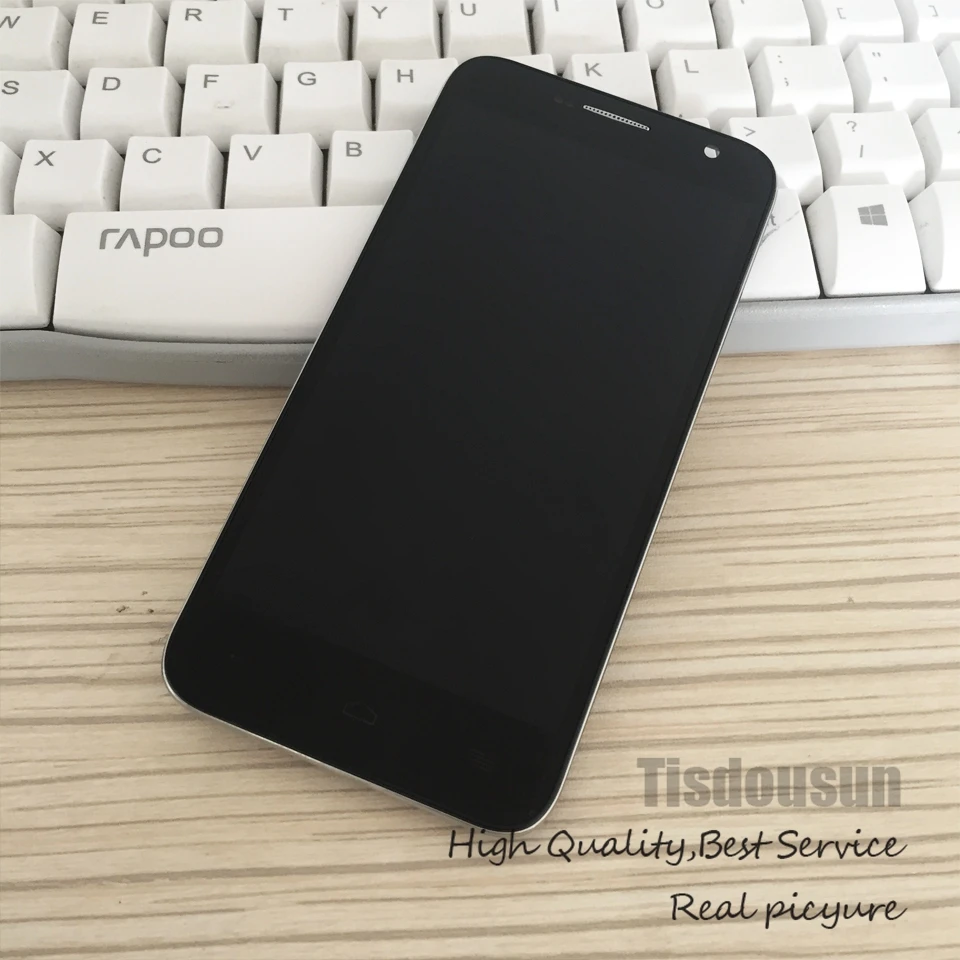 Для Alcatel One Touch Idol 2 Mini 6016 OT6016 ЖК дисплей с сенсорным экраном дигитайзер белая рамка