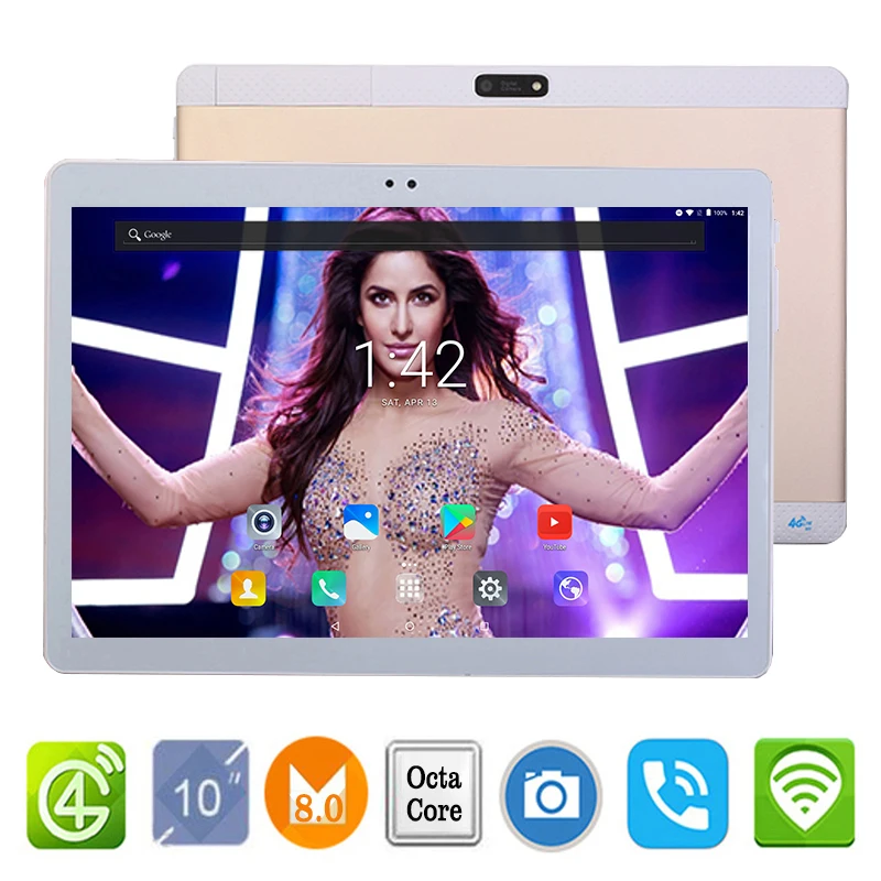 

Latest Version DHL Free Shipping 10 inch Android 8.0 Tablet PC 4GB RAM 64GB ROM Octa Core 3G 4G LTE Dual SIM Card Bluetooth Wifi