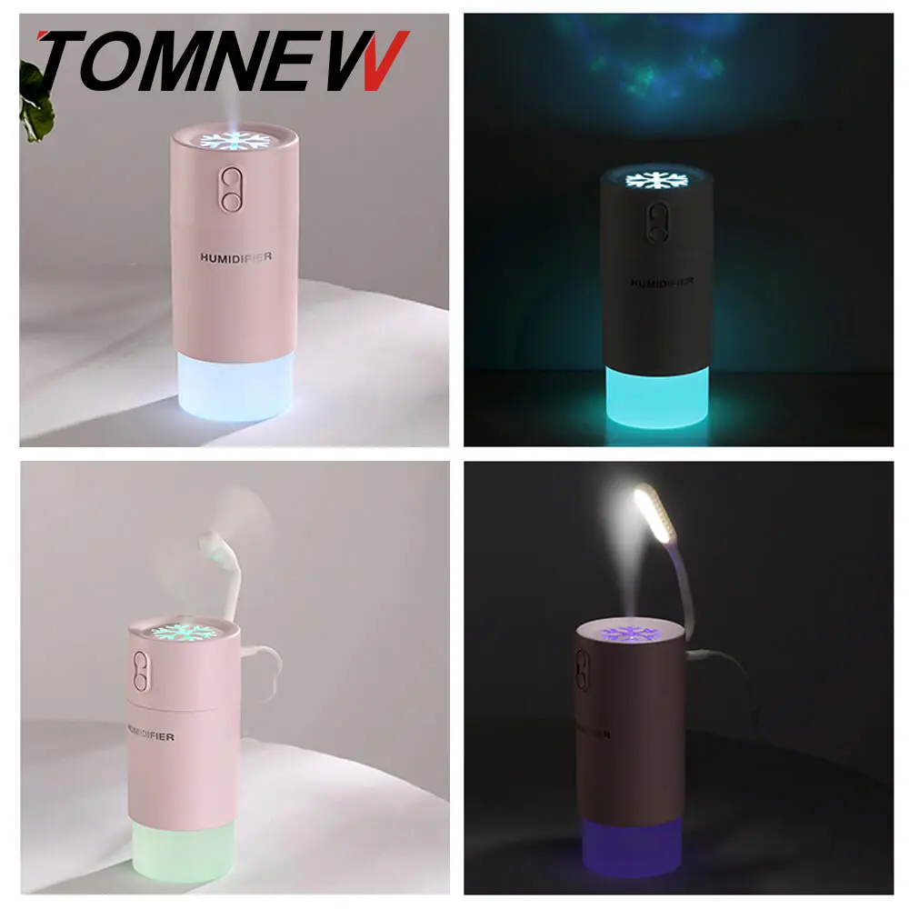 TOMNEW 3 in 1 USB Mini Cool Mist Humidifier 400ML TOMNEW 3 in 1 USB Mini Cool Mist Humidifier 400ML