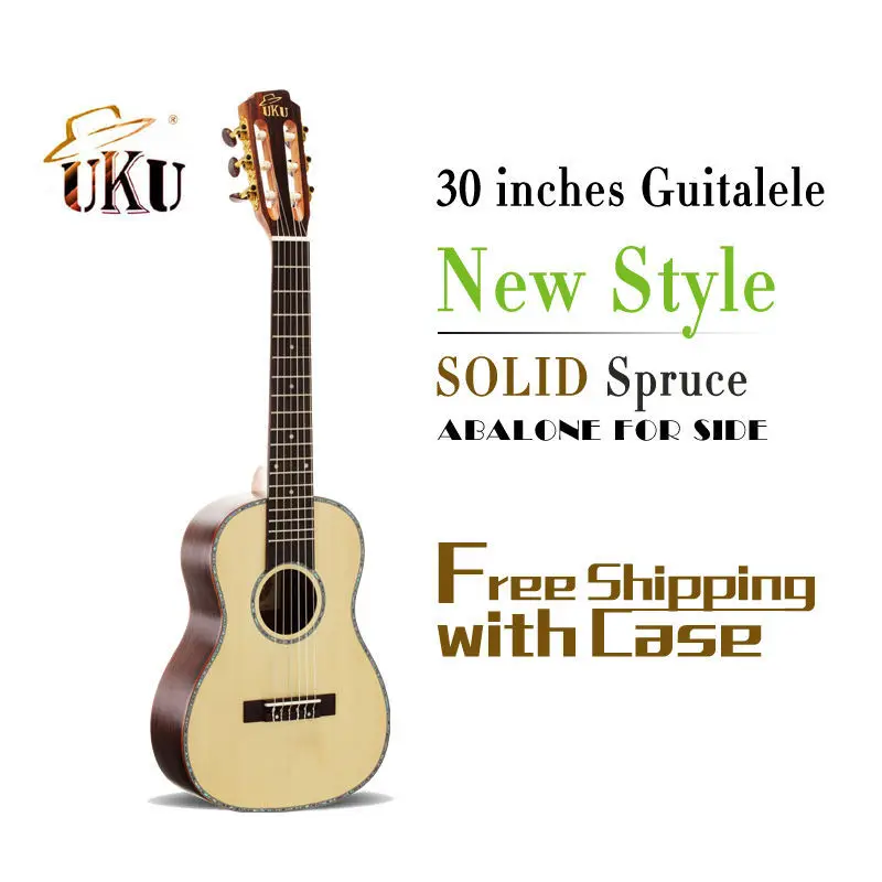 Free shipping Baritone 28" 30" inches Ukulele High quality