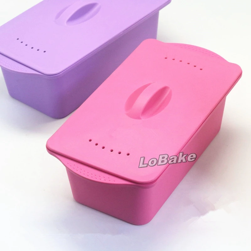 New arrivals 2.2L capacity big size rectangle shape toast mold with lid