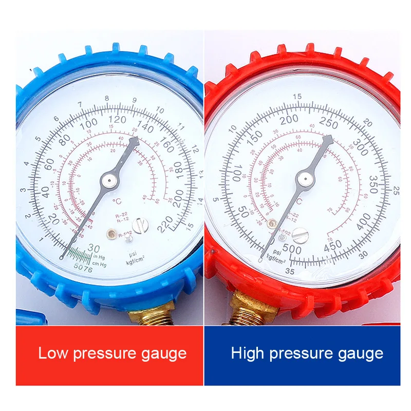 Кондиционер манометр набор инструментов со шлангом/быстрая муфта/открывалка для бутылок для R12 R22 R134A Кондиционер Холодильное