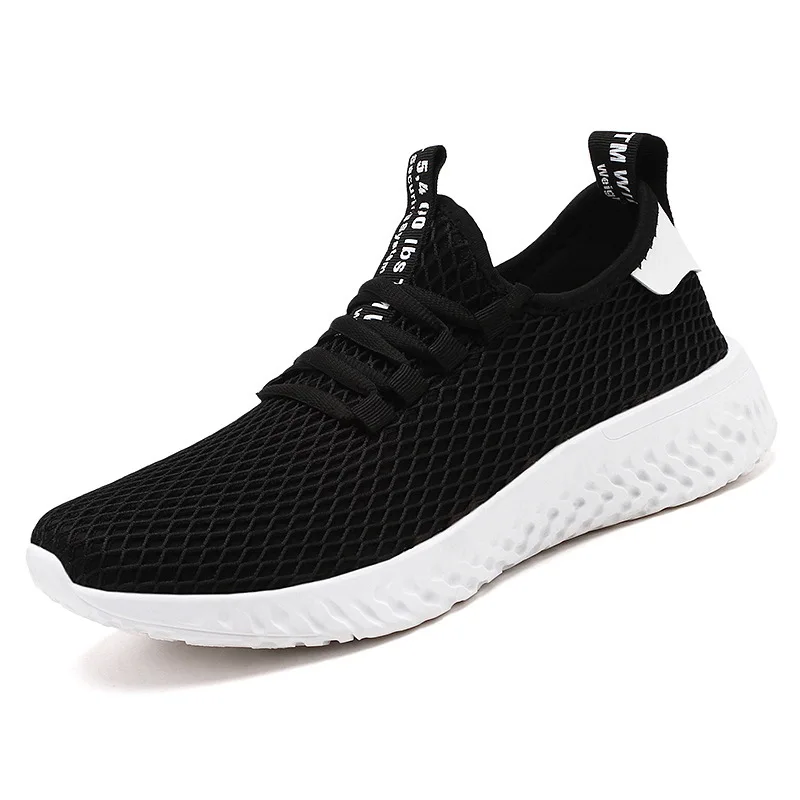 2019 Male Shoe Ventilation Net Platform Shoes Men Male Motion Casual Shoes All-match Fabric Run Shoe Zapatos De Hombre Loafers