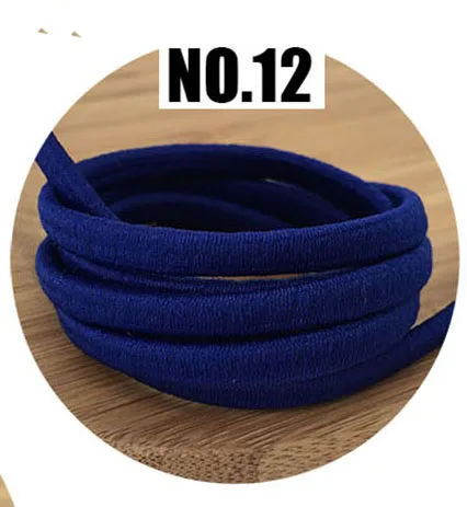 Meetee 5/10/20M 5mm Thickened Color Elastic Rope Rubber Band Thick Elastic Band DIY Head Rope Belt Sew Scrapbooking Accessories - Цвет: NO12
