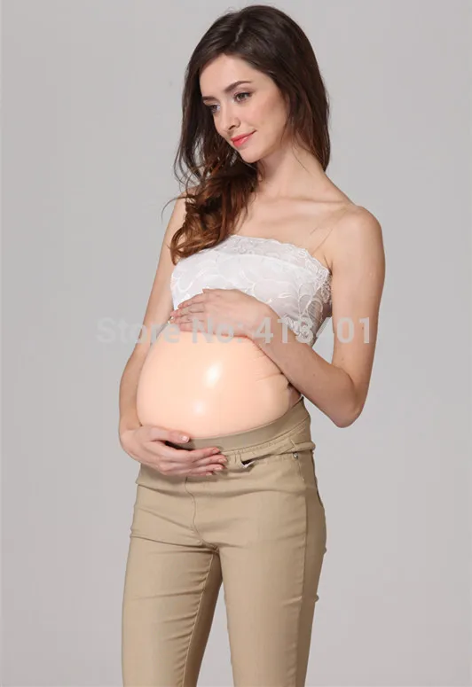 

3000g twins Popular Hot Selling Fake Pregnant Belly Silicone Tummy for False Pregnancy