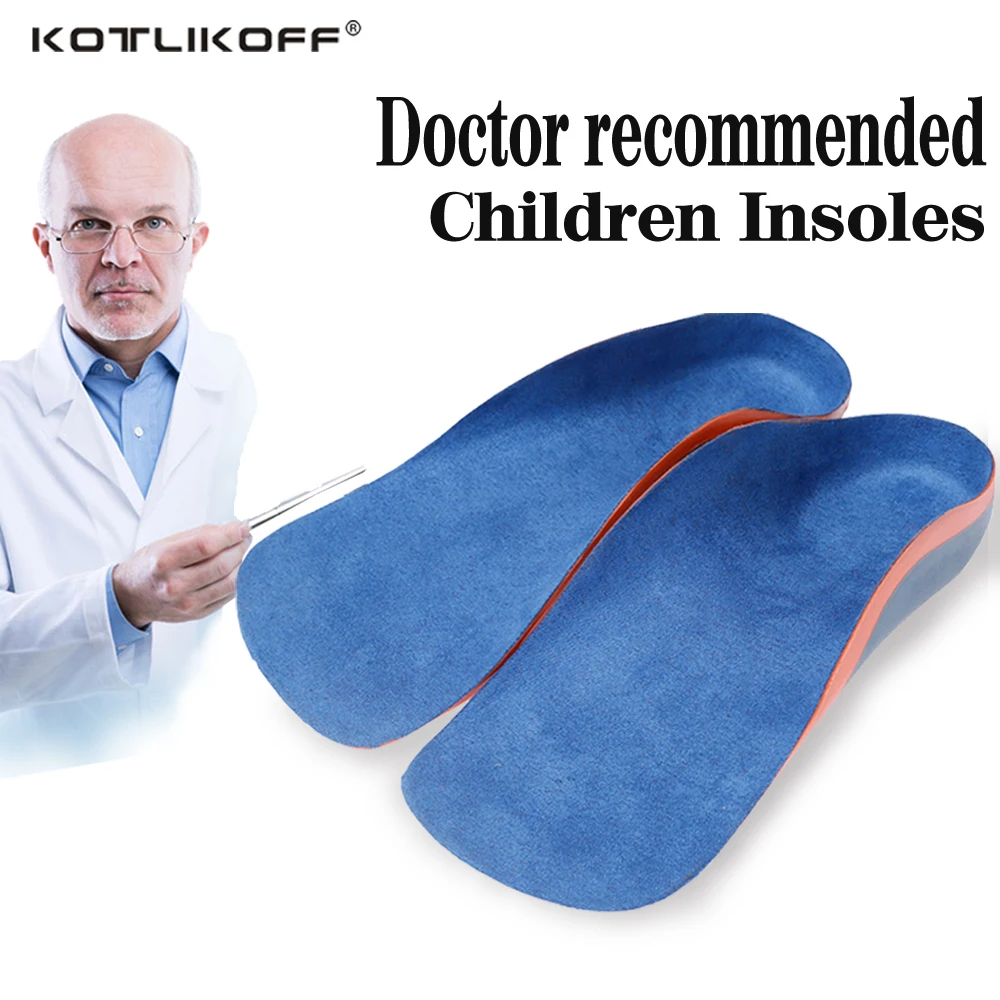 

EVA Insoles Severe Orthopedic Insoles For Children Support Insole Foot Arch Support Sweat Breathable XO-type Leg Corrector