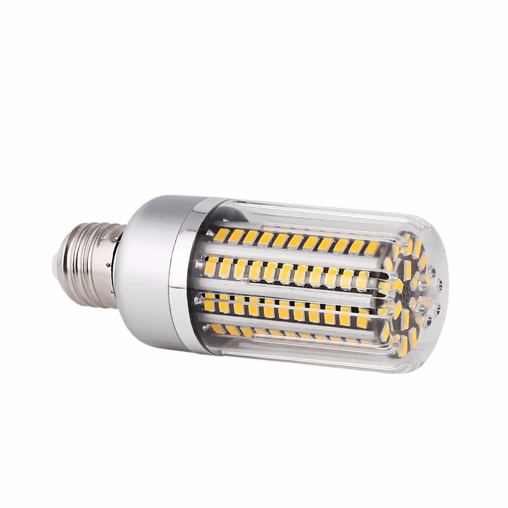 Светодиодный светильник-Кукуруза E27 E12 E14 Светодиодный диодный светильник 5 Вт 10 Вт 15 Вт 20 Вт 25 Вт SMD 5736 чипы Высокий люмен без мерцания светодиодные лампы-ампулы светильник 85-265 в