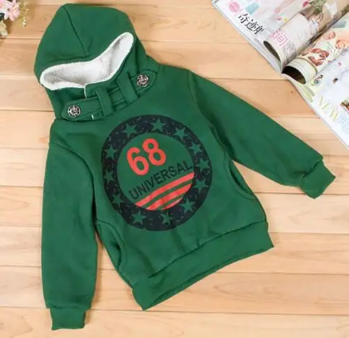 Детский кашемировый свитер, куртки с капюшоном для мальчиков, Модная хлопковая детская одежда серого и зеленого цвета, 68 пуловер с капюшоном, куртки - Цвет: Зеленый