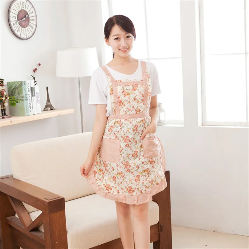 Cotton Kitchen Apron Printed Bibs Apron Sexy Woman Funny Pinafore Cooking Baking Party Cleaning Cute Aprons For Women Avental