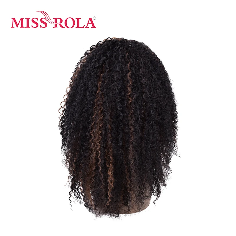 МИСС ROLA синтетические Для женщин Искусственные парики# hl1b-30 Kanekalon Волокно Искусственные Парики 14 дюймов средней длины вьющиеся волосы Искусственные парики 2 цвета