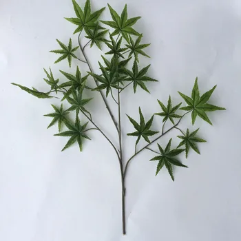 

Artificial Leaves Maple Leaf Home Wedding DIY Scrapbooking Garden Latex Leaves Artificial Plant Branch Outdoor Decoration