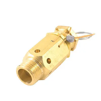 

1/2"PT Male Thread Air Compressor Metal Pressure Relief Valve w Split Ring