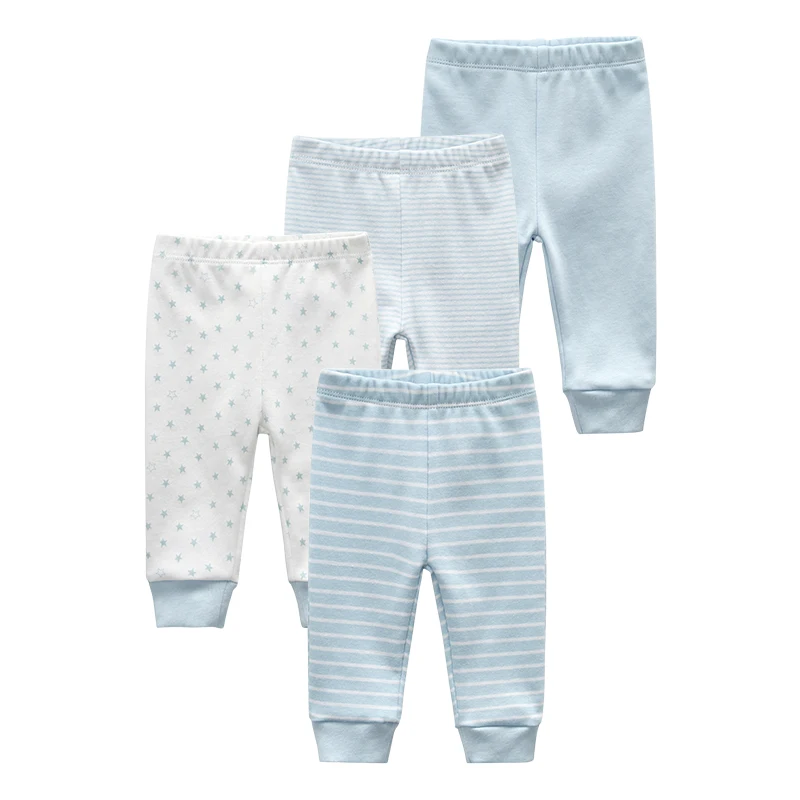 Baby Long Pants 3/4Pcs/lot Newborn Boy Girl Toddler Clothing 3M 6M 9M 12M Baby Clothes roupas de bebe Trousers Accessories baby trousers cotton pants baby leggings