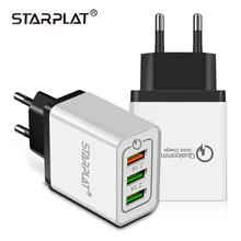QC 3,0 USB зарядное устройство 3 порта 5V3A ЕС США вилка адаптер траверл стены Быстрая зарядка 3,0 для iPhone samsung Xiaomi зарядное устройство мобильного телефона