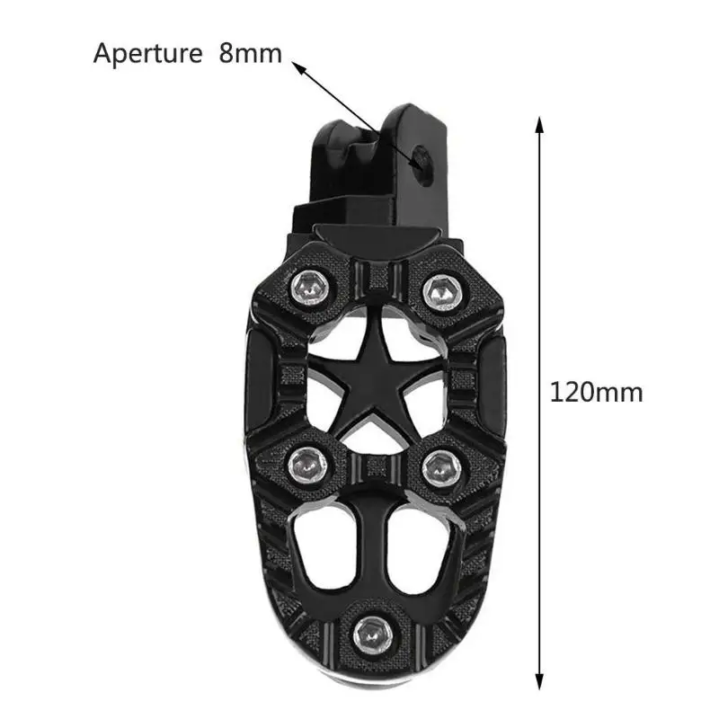 2 шт Универсальный металлический мотоцикл подножки педали подножки с пружиной высокое качество легко установить 8 мм аксессуары для мотоциклов