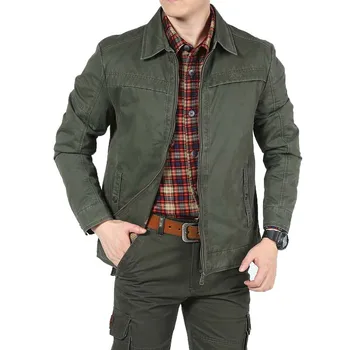 Big Size Men Smart Casual Jacket for Spring Autumn Winter Jackets Military Cotton Coat Tactical Army Green Plus Size 3XL Big Size Men Smart Casual Jacket for Spring Autumn Winter Jackets Military Cotton Coat Tactical Army Green Plus Size 3XL