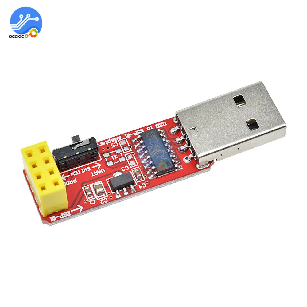 Модуль Wi Fi с USB на ESP8266 ESP 01/01S плата адаптера драйвером CH340 беспроводной приемник