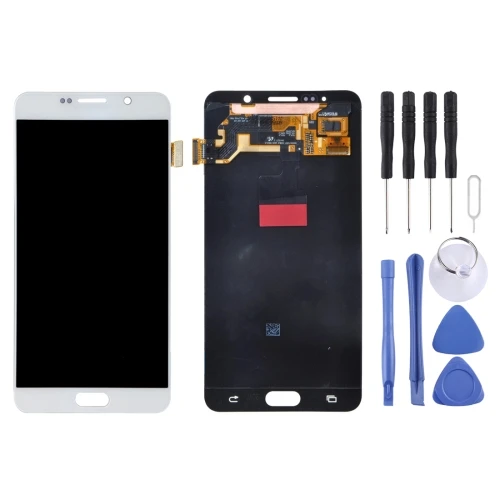

Original LCD Screen and Digitizer Full Assembly for Galaxy Note 5 / N9200, N920I, N920G, N920G/DS, N920T, N920A(White)